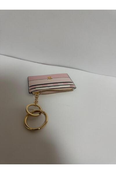 Lisinya Women's Zippered Card Holder Powder Side Wallet