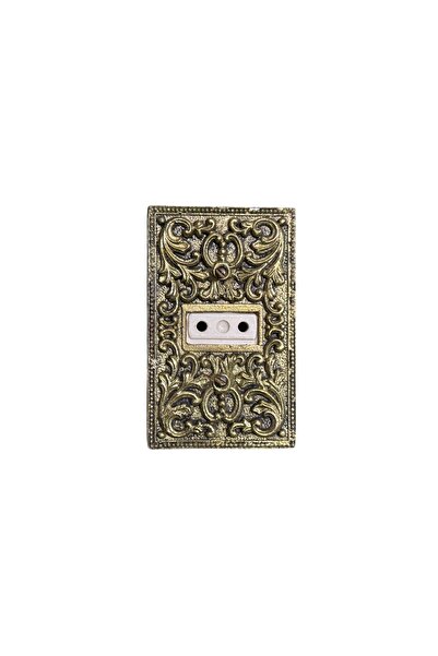 tayfuntufan antika koleksiyon Antique Meteorite Bronze Electrical Socket - 11...