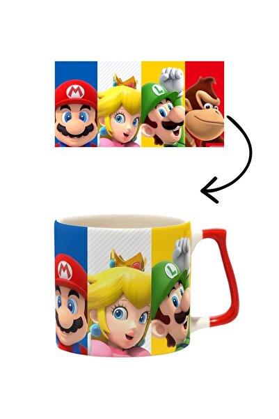 baskigo.com كوب سوبر ماريو الفاخر - كوب سيراميك هدية