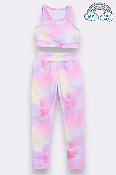 My Kids Wear Girl's Multi-Purpose Patterned Swimsuit & Sports Set 12450