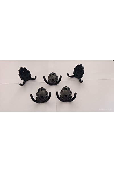 Arion 5 PIESE POLIMER RIGID NEGRU Suport pentru haine Suport pentru dulap Mob...