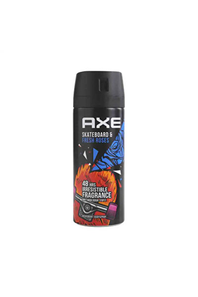 Axe بخاخ مزيل عرق للجسم برائحة ألواح التزلج والورود المنعشة - 150 مل