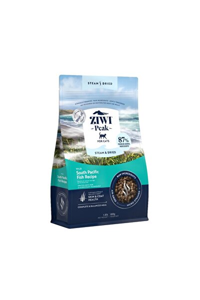 ZIWI Peak طعام جاف للقطط بنكهة سمك جنوب المحيط الهادئ البري المجفف والمطهو عل...