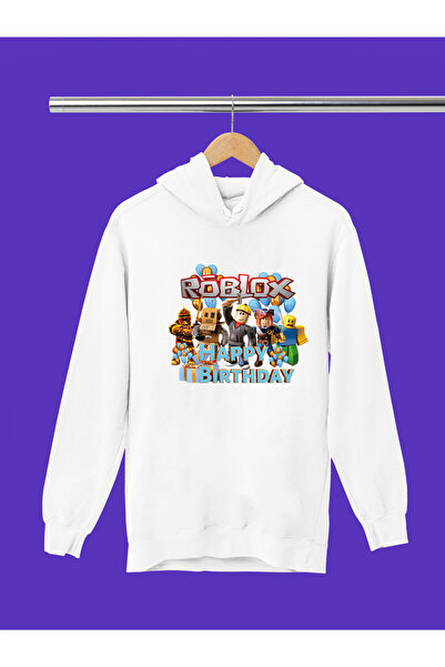 MAGORS SWEATSHIRT CU GLUGĂ PENTRU BĂIEȚI, IMPRIMAT ROBLOX, 3 fire, CALITATE, ...