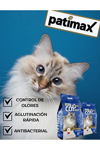 Patimax رمل قطط فاخر فائق التكتل - برتقالي، 12 لتر (9.6 كجم)