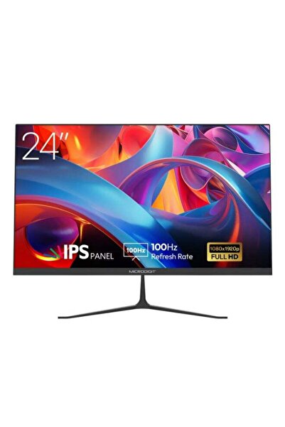 Microdigit Premium 24 inch Full HD (1920/1080)100Hz IPS HDMI Monitor Multicolour