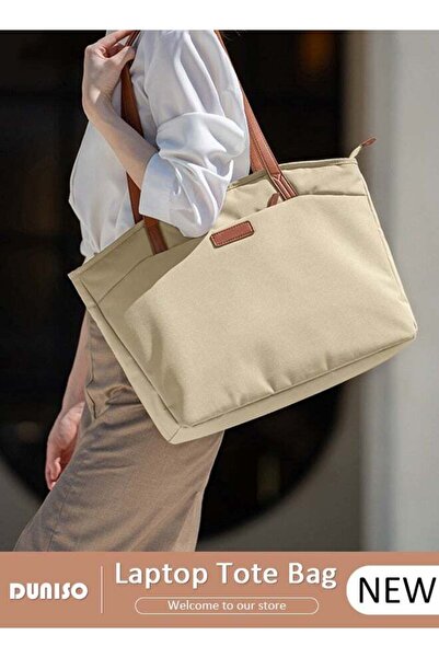 DOMEET Laptop Tote Bag, Lightweight Crossbody Handbag for Women, Fits 14 Inch...