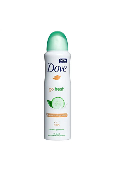Dove Go Fresh Moisturising Cream- Body Spray 48 Hours Cucumber and Green Tea ...