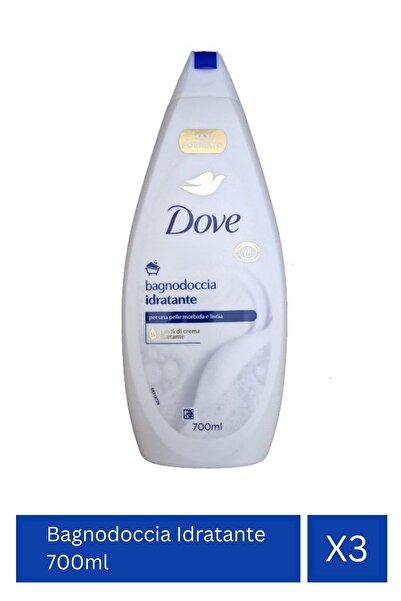 Dove shower gel Hydrating, 700ml x3
