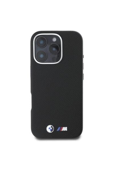 BMW Carcasă Kevlar Ediție M pentru iPhone 16 Pro Max - Neagră