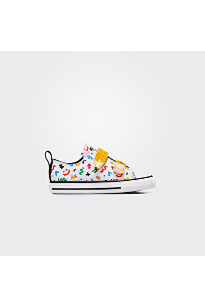 Converse Beyaz Kanvas Erkek Bebek Yürüyüş Ayakkabısı A07219C.102-CHUCK TAYLOR...