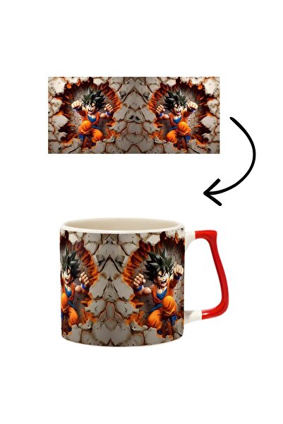 baskigo.com كوب فاخر بنقش سون غوكو - كوب سيراميك هدية