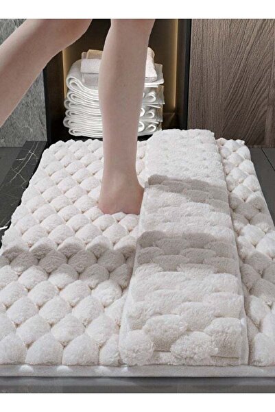 DOMEET Thickened Memory Foam Bath Mat, Highly Absorbent Bathroom Carpet, Non ...