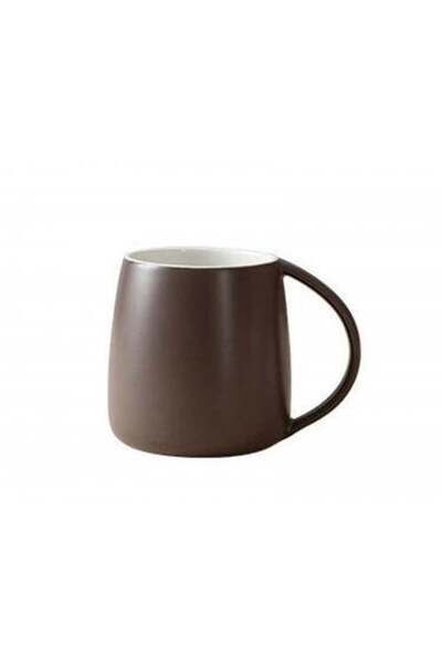 Tripy Dark Brown Ceramic Cup 380 ml