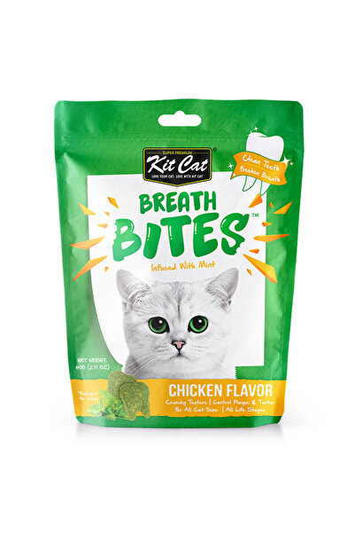 Kit Cat قطع بريث بايتس بنكهة الدجاج 60 غرام