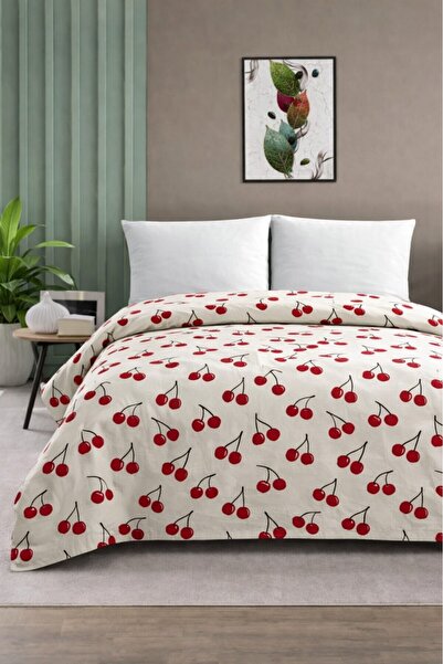 Mulberry غطاء سرير مزدوج من قماش البيكيه 100% قطن 220×230