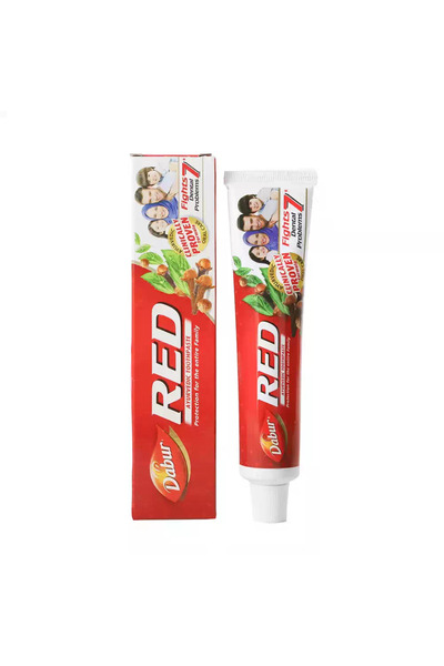 Dabur Red Ayurvedic Toothpaste, Clinically Proven Formula Fights 7 Dental Pro...