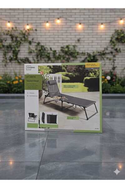 OEM ​Șezlong de Grădină și Piscină Atlanta – Confort Premium, Gri Antracit