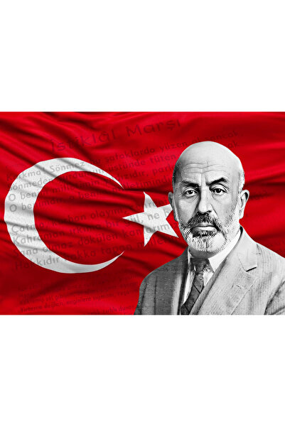 Hayal Poster Mehmet Akif Ersoy 02 Retro Ahşap Poster 20x30