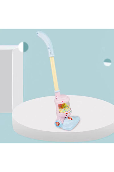 Choice3 V Blue 51cm Kids Electric Mini Vacuum Cleaner Simulation Charging Hou...