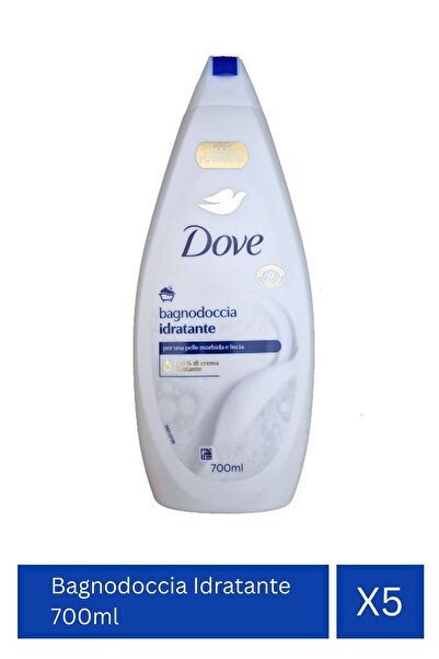 Dove shower gel Hydrating, 700ml x5