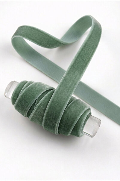 ZEYMERADE Green Velvet Ribbon 1cm 5m, Bride, Dowry, Engagement, Dowry Gift, W...