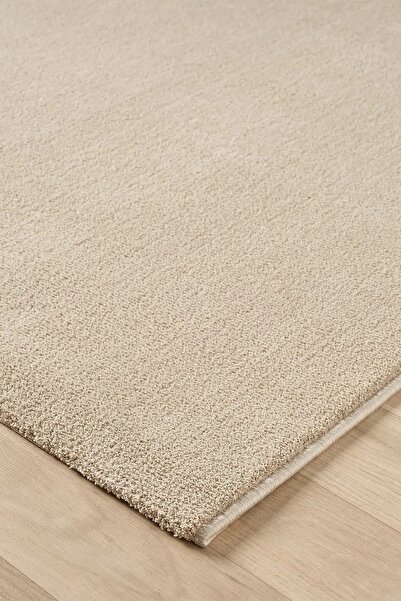 Turkrugs Bali Serisi Vizon Rengi Mikrofiber Antialerjik Düz Renk Halı