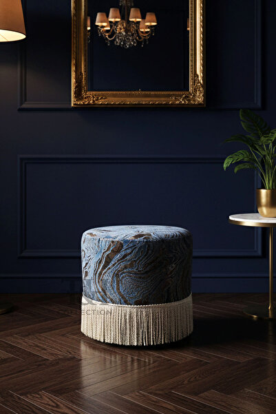 T&H Nappa Silindir Puf Serisi, Ayak Uzatma Pufu, Dekorasyon Pufu