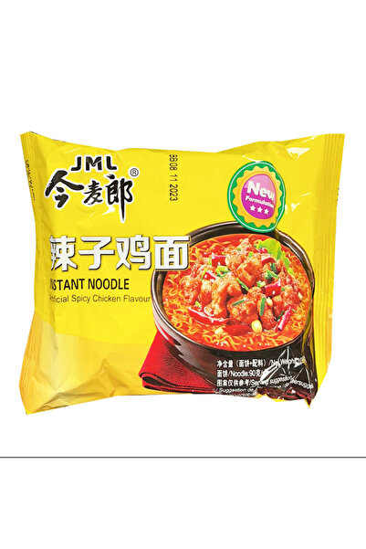 JML Instant Noodles (Jinmailang) with artificial Spicy Chicken flavor (105g)