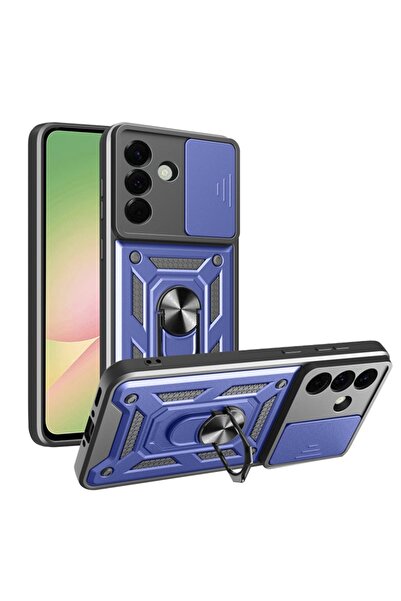 SKYDDAR INNOVATION Case for Samsung Galaxy A56 5G, CamShield, Blue, sticker set