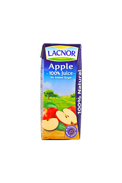 Lacnor عصير تفاح بدون إضافة سكر - 8 × 180 مل