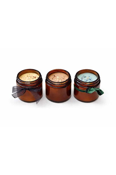 Handmade Lumanare parfumata decorativa din ceara de soia - Recipient Borcan