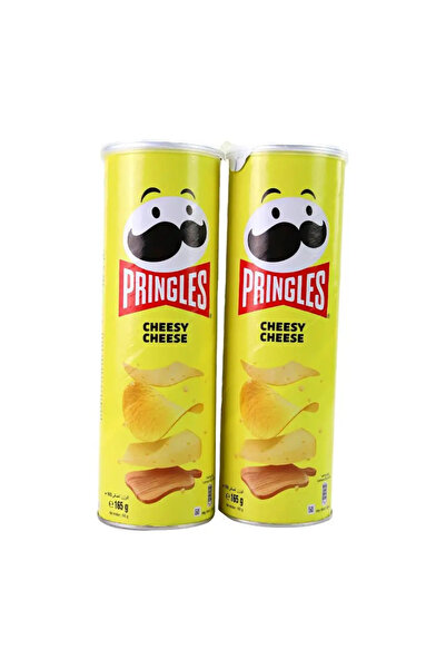 Pringles Potato Cheesy Cheese Chips, Pack of 2pcs, 165gms