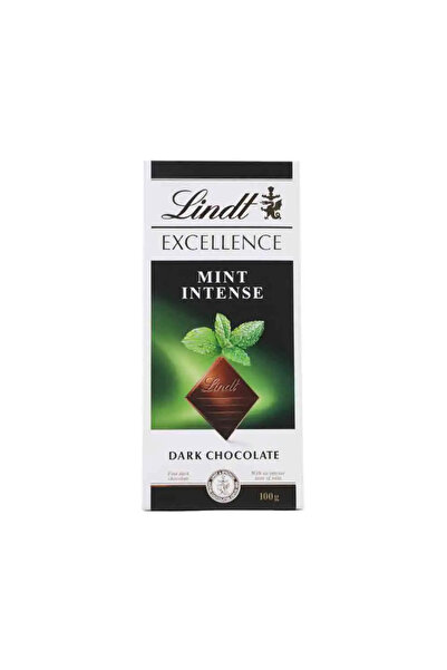 Lindt لوح شوكولاتة داكنة بنكهة النعناع من إكسيلنس - 100 غرام