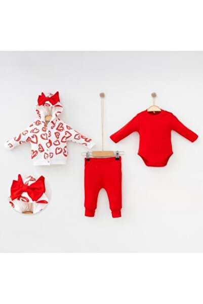 COŞAY BEBE Ținute adorabile pentru copii și bebeluși / Set 3 piese Heart Desire
