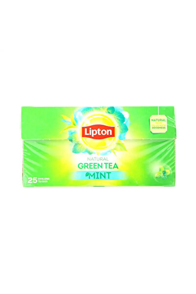 Lipton Natural Green Tea with Mint Flavour- 25 Tea Bags