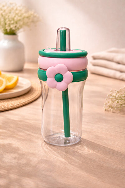 Kitchen Way Figured Polycarbonate Water Bottle 550 ml Bpa Free Lightweight Du...