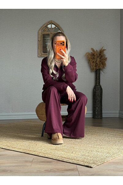 Butik Bordo Modal Takım