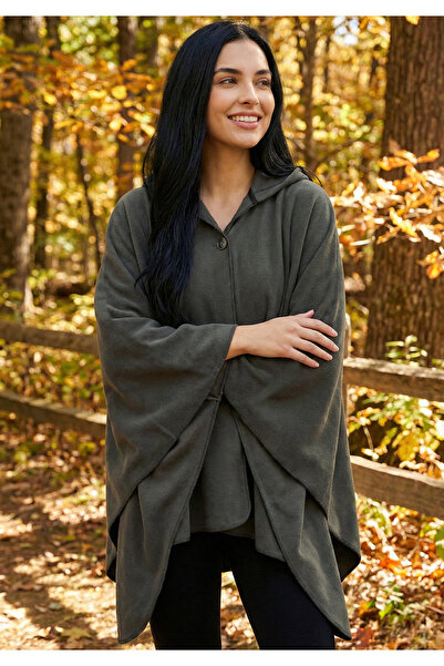 Exve Exclusive شال نسائي شتوي دافئ من الصوف الناعم غير قابل للتكور باللون الر...