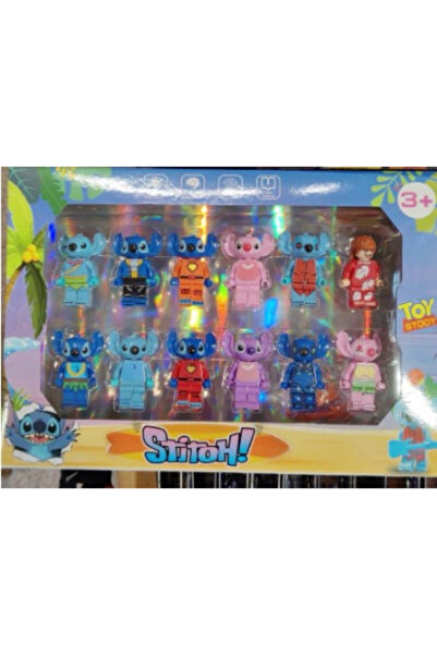 OEM Set of 12 Lilo & Stitch Minifigures, Angel and Stitch Characters