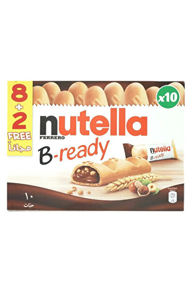 Ferrero Nutella Wafer Filled with Nutella, Hazelnut Cream with Cocoa Chocolat...