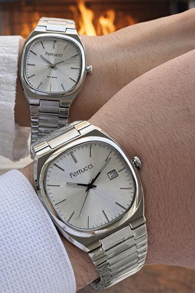 Ferrucci 3 Atm Water Resistant Couple Wristwatch Fg.X5001.1 with 2 Years Warr...