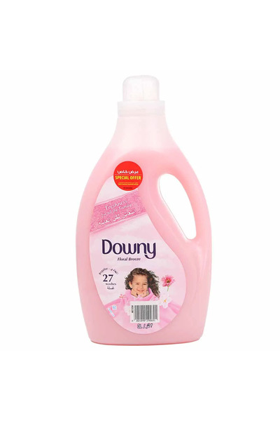 downy سائل منعم الأقمشة العادي برائحة نسيم الزهور - 3 لتر