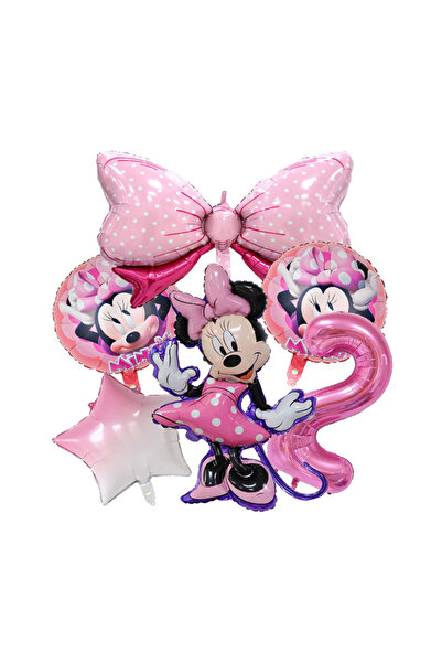 Choice24 6pcs set 2 Minnie Mouse Birthday Party Decoration Girls Disposable T...
