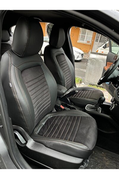 AKINCI غطاء مقعد السيارة الخلفي 2+1 متوافق مع طراز فيات إيجيا - غطاء مقعد الس...