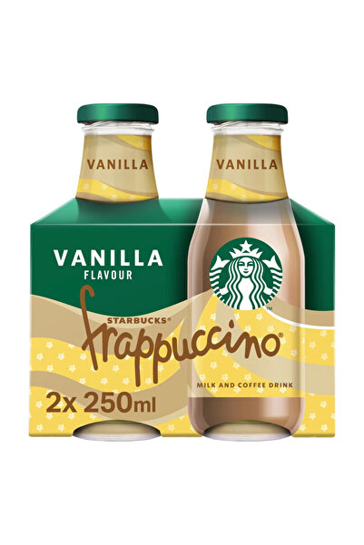 Starbucks فرابتشينو بنكهة الفانيليا، مشروب قهوة بارد - 2 × 250 مل