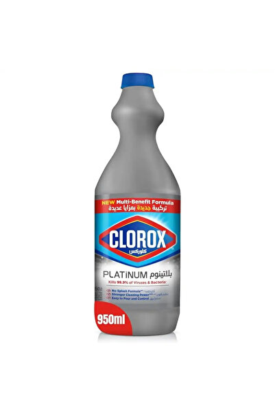 Clorox Platinum Liquid Bleach With Strong Cleaning Power Kills 99.9percent Vi...