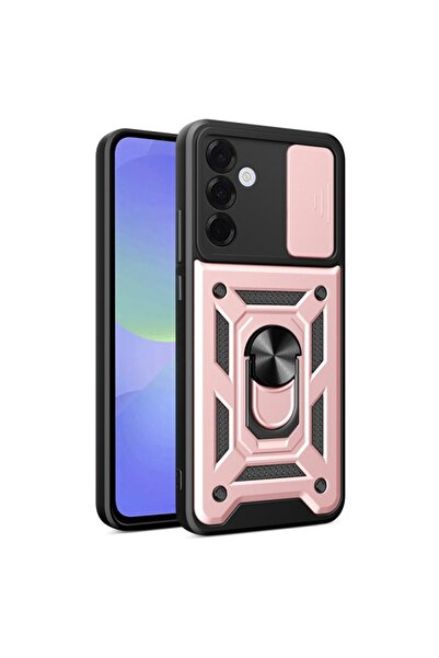 Techsuit Carcasă pentru Samsung Galaxy A36 5G, CamShield, roz, set de autocol...