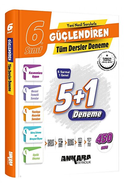 Ankara Yayıncılık 6. Sınıf Güçlendiren Tüm Dersler Denemeler