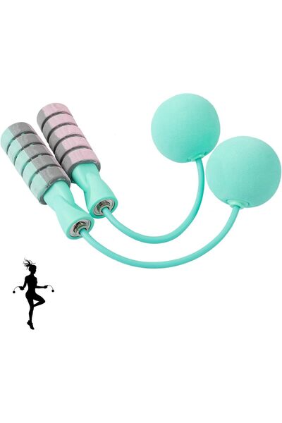 Arabest Cordless Jump Rope for Fitness with Indoor Jumprope Ropeless Skipping...